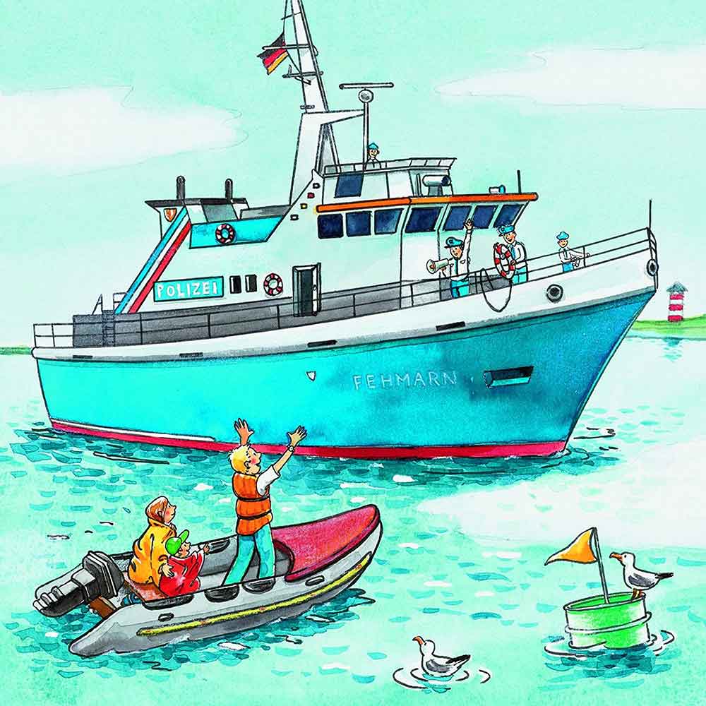 Ravensburger puzzle Dečije puzle - 3x49 - Police in Action   3x49 delova RA09221 - detalj