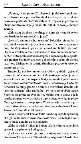 STALJIN: Dvor crvenog cara II, Sajmon Sibag Montefjore - detalj