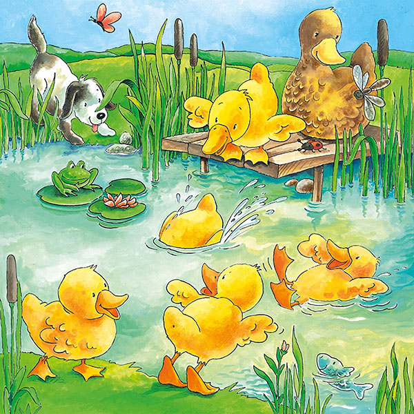 Ravensburger puzzle Dečije puzle - 3x49 - Životinje - Small Animals  3x49 delova RA09293 - detalj