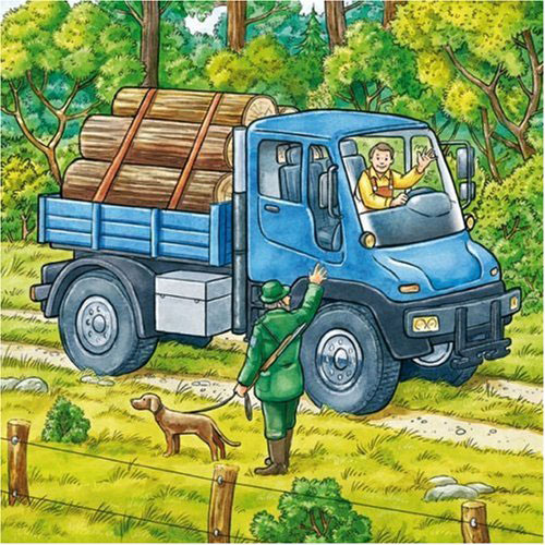 Ravensburger puzzle Dečije puzle - 3x49 - Velike poljoprivredne mašine - Traktor 3x49 delova RA09388 - detalj