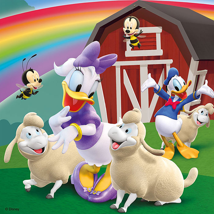 Ravensburger puzzle Dečije puzle - 3x49 - Disney - Mickey Mouse Club House - Svi vole Miki Mausa   3x49 delova RA09247 - detalj