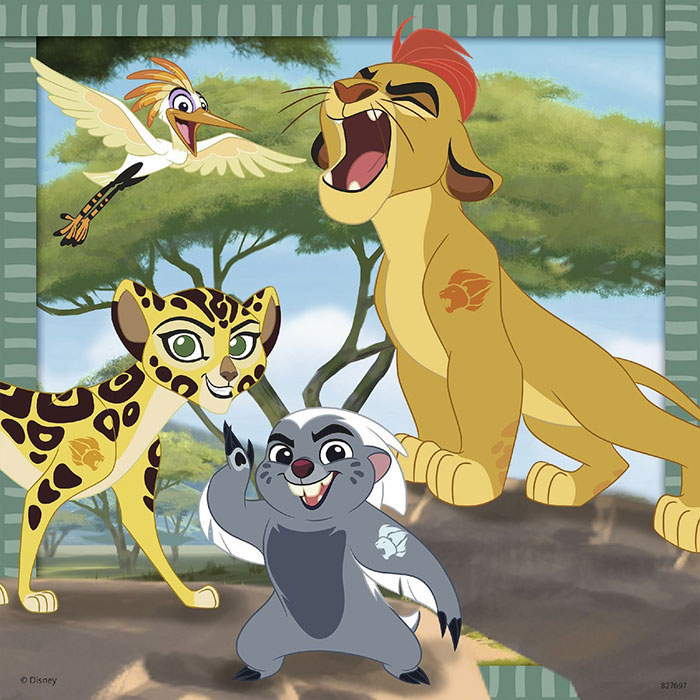 Ravensburger puzzle Dečije puzle - 3x49 - Disney - Disney Junior - The Lion Guard   3x49 delova RA09348 - detalj
