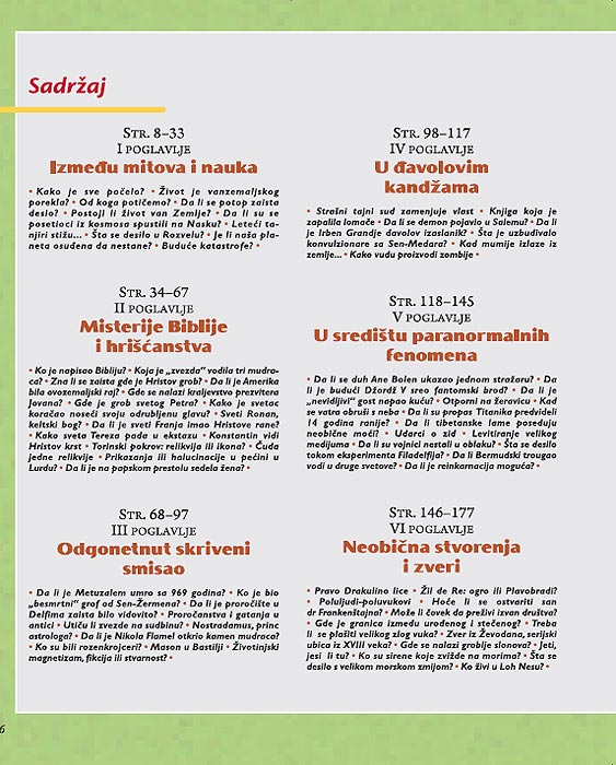 LaRousse Velike Zagonetke Čovečanstva, Žanin For - detalj