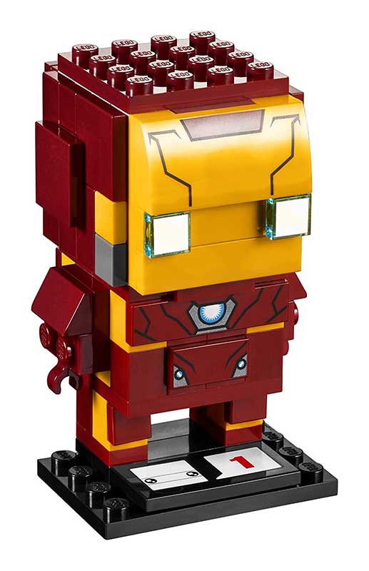 LEGO® kocke BrickHeadz - Kockoglavci - Iron Man 41590 - detalj
