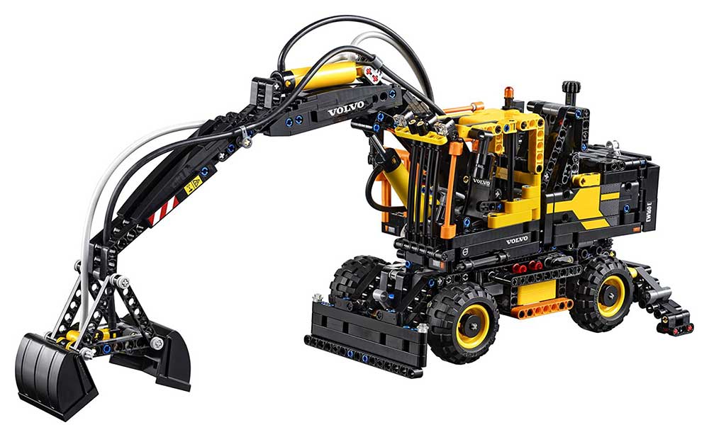 LEGO® Technic - Model 2 u 1 - Bager i utovarivač - Volvo EW160E - Volvo L30G 42053 - detalj