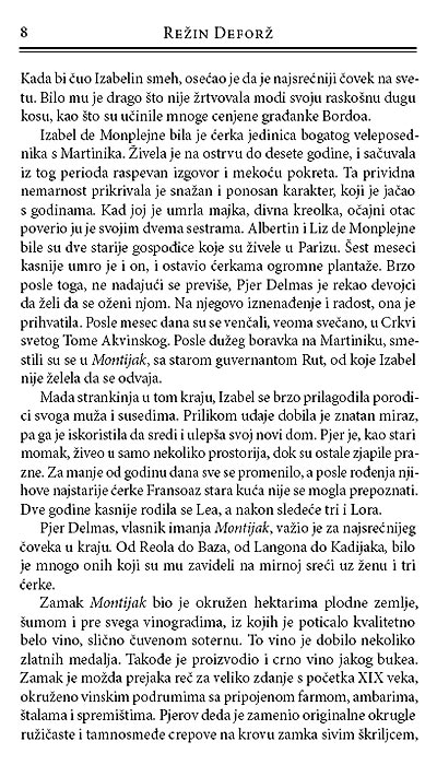 Plavi Bicikl, Režin Deforž - detalj