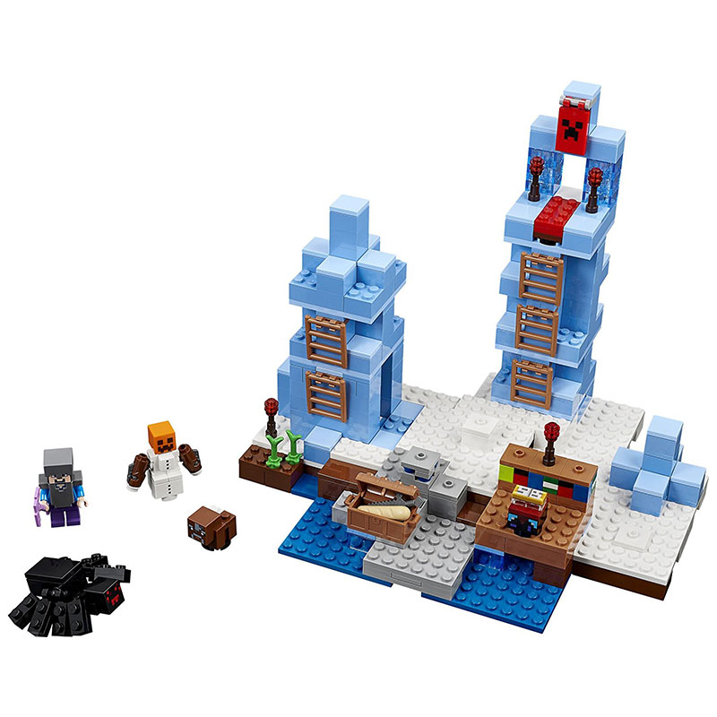 LEGO® Minecraft kocke  The Ice Spikes - Ledeni vrhovi  454 dela  21131 - detalj
