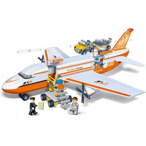 BanBao Kocke Transportni Avion 8281 - detalj