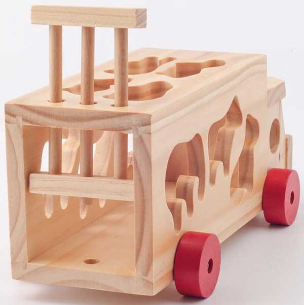 Woodyland Kamion sorter sa oblicima životinja 91199 - detalj