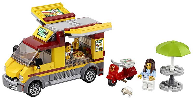 LEGO® City kocke Vozila - Pizza kamion 60150 - detalj