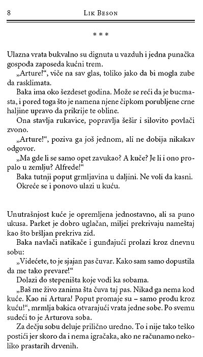 Artur I Minimoji, Lik Beson - detalj