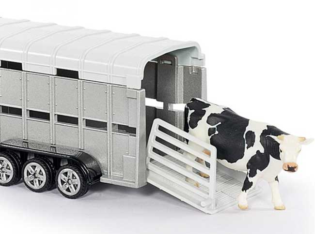 Siku model John Deere traktor sa prikolicom za stoku 1956 - detalj