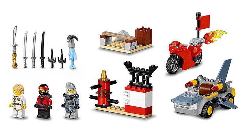 LEGO® Juniors kocke The NINJAGO Movie - Shark Attack – Napad ajkule 108 delova 10739 - detalj