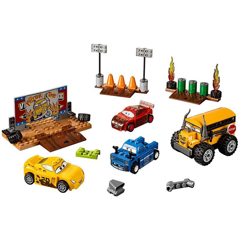 LEGO Juniors kocke Disney PIXAR Cars 3 - Thunder Hollow Crazy 8 Race – Šašave trke 191 delova 10744 - detalj