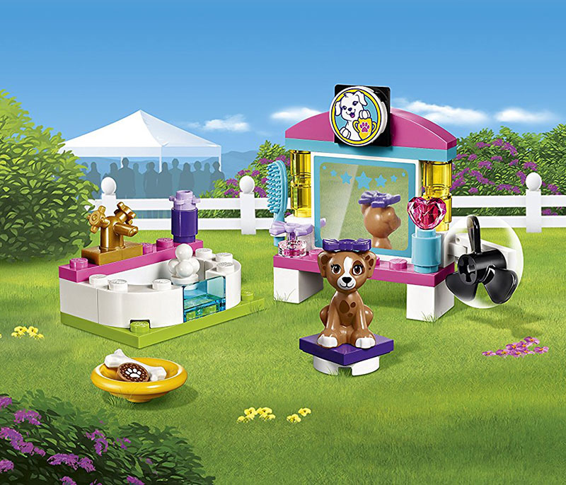 LEGO® FRIENDS kocke  Puppy Pampering – Štenci: Maženje 45 delova 41302 - detalj