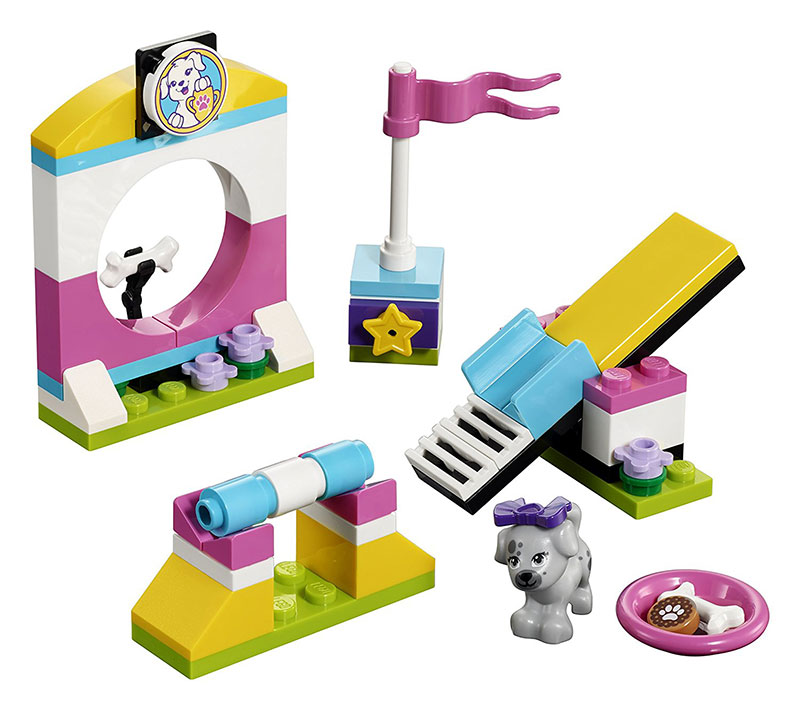 LEGO® FRIENDS kocke  Puppy Playground - Štenci: Igralište 62 dela 41303 - detalj
