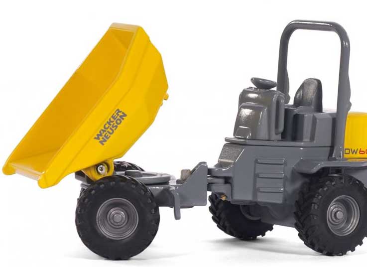 Siku Wacker Neuson DW 60 damper 3509 - detalj