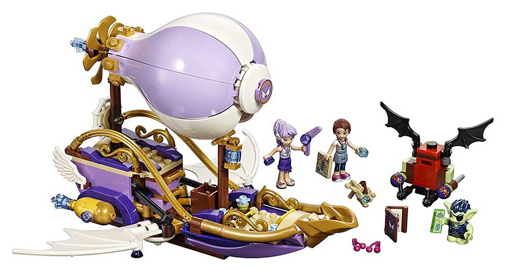 LEGO® Elves kocke  Airas Airship and the Amulet Chase - Ajrin dirižabl i potraga za amajlijom  343 dela 41184 - detalj