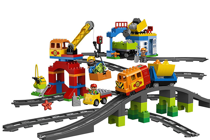 LEGO® DUPLO® kocke Deluxe Train Set - Vozovi-Deluks set 134 dela 10508 - detalj