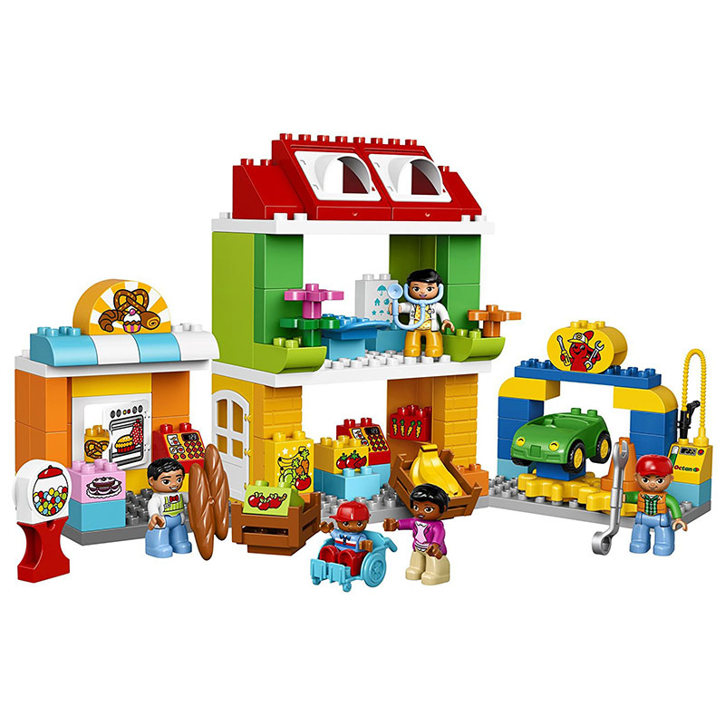 LEGO® DUPLO® kocke My Town - Town Square – Komšiluk 98 delova 10836 - detalj