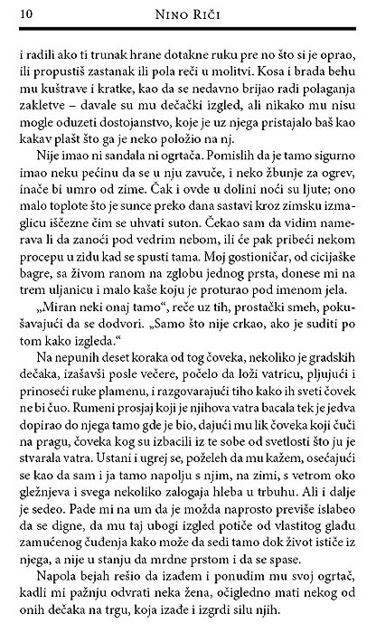 Zavet, Nino Riči - detalj