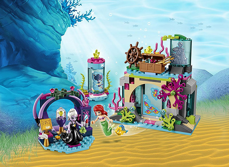 LEGO Disney kocke Disney Princess - The Little Mermaid - Ariel and the Magical Spell – Mala sirena - Arijel i magične čini 222 dela 41145 - detalj