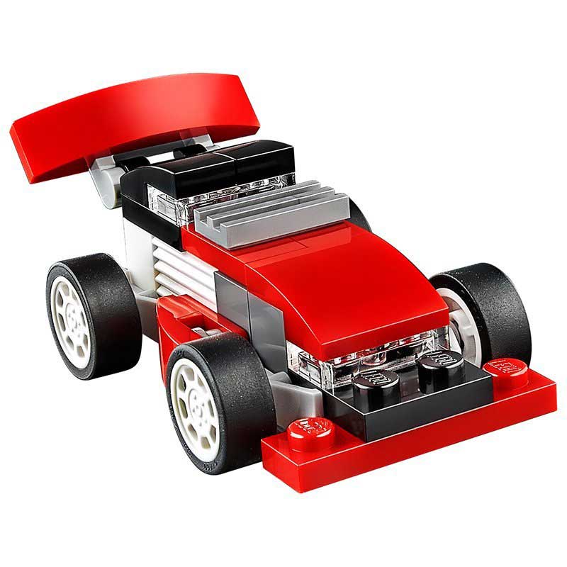 LEGO® Creator kocke 3 in 1 - Red racer - Crveni trkač 72 dela  31055 - detalj