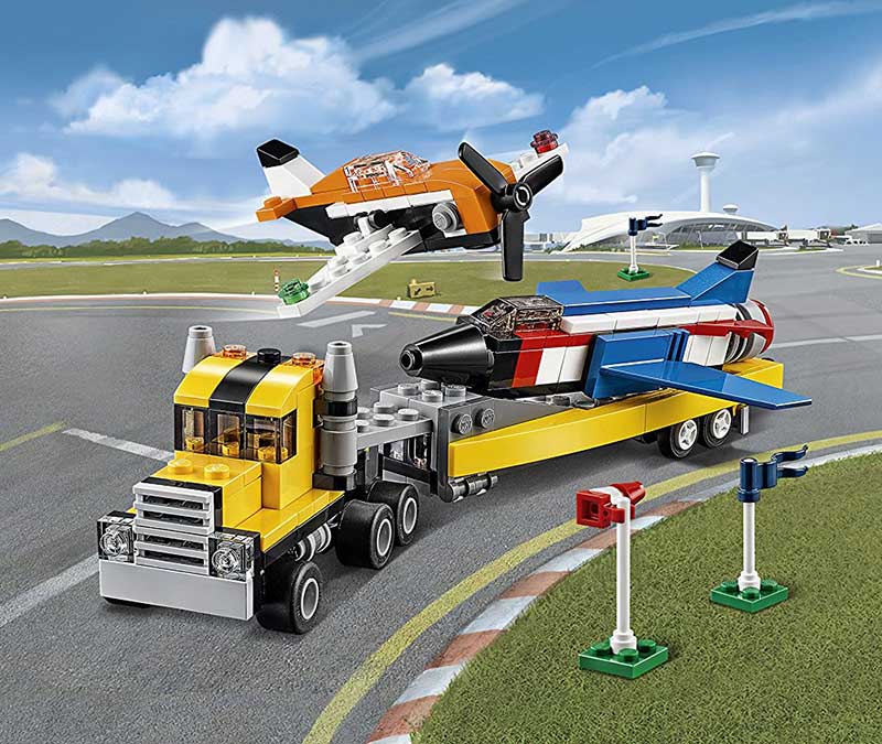 LEGO® Creator kocke 3 in 1 - Airshow Aces - Asovi aero mitinga 246 delova  31060 - detalj