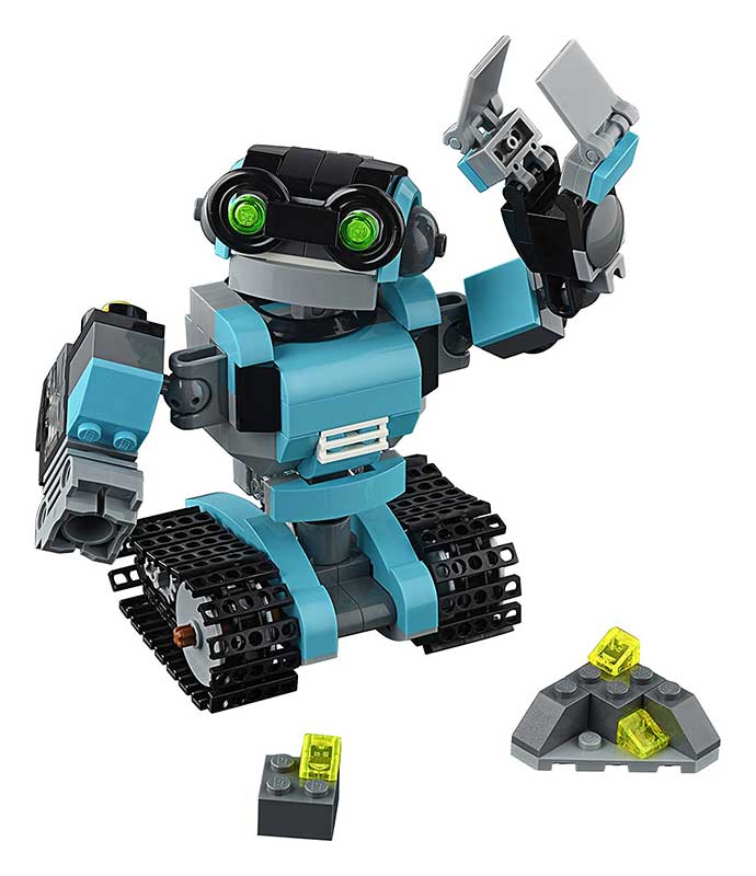 LEGO® Creator kocke 3 in 1 - Robo Explorer – Robo-istraživač 205 delova  31062 - detalj