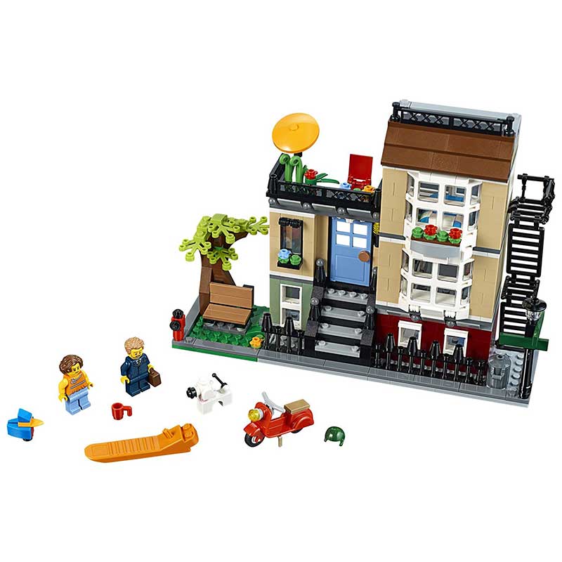 LEGO® Creator kocke 3 in 1 - Park Street Townhouse – Kuća iz Park ulice 566 delova 31065 - detalj