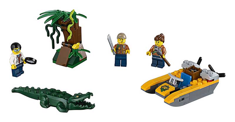 LEGO® City kocke Jungle Starter Set – Džungla: Osnovni set 88 delova 60157 - detalj