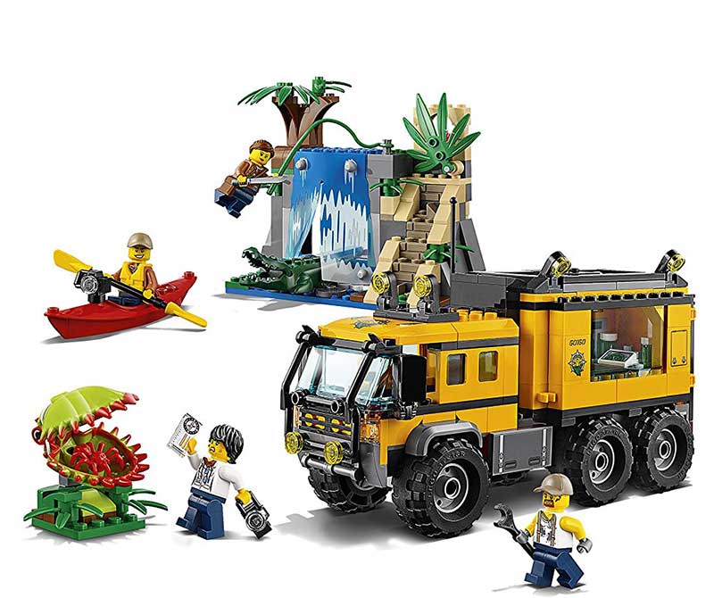 LEGO® City kocke Jungle Mobile Lab - Džungla: Mobilna laboratorija 426 delova 60160 - detalj