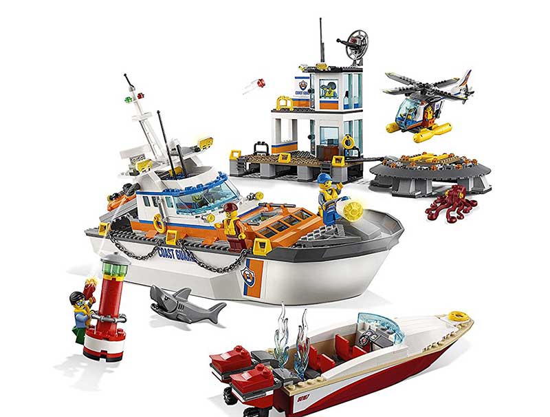 LEGO® City kocke Coast Guard Head Quarters - Obalska straža: Štab Obalske straže  792 dela 60167 - detalj