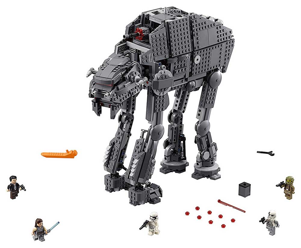 LEGO® STAR WARS™ kocke First Order Heavy Assault Walker - Oklopljeni hodač Prvog reda 1376 delova 75189 - detalj
