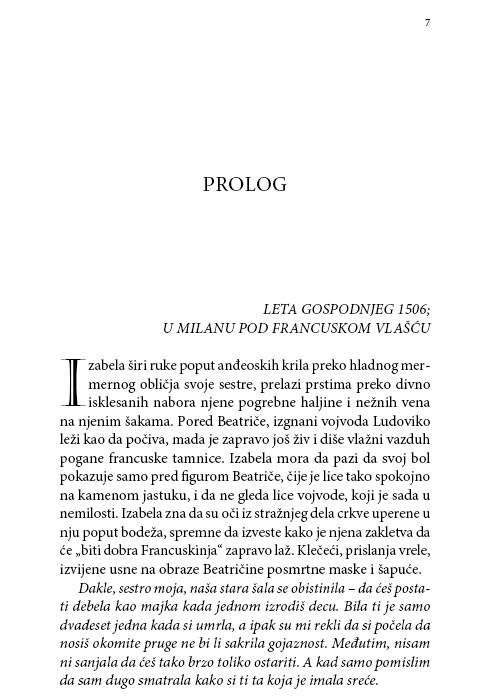 Leonardovi Labudovi, Karen Eseks - detalj