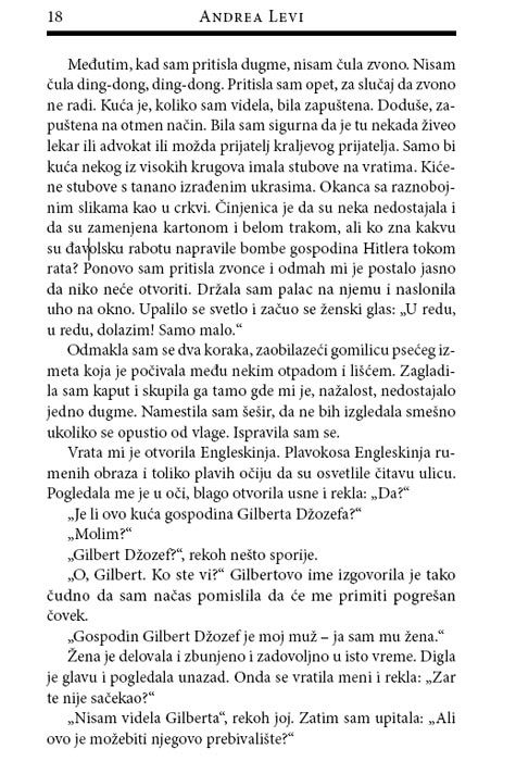 Malo Ostrvo, Andrea Levi - detalj