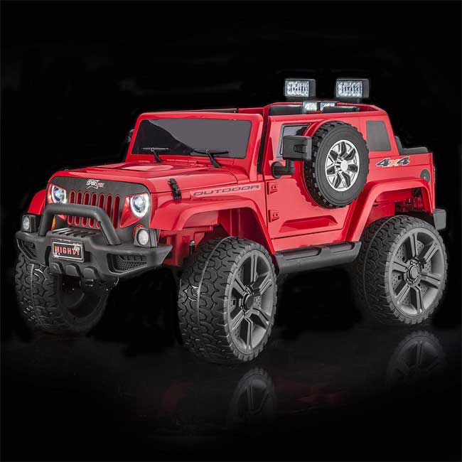 Dečiji automobil na akumulator 306 crveni - detalj