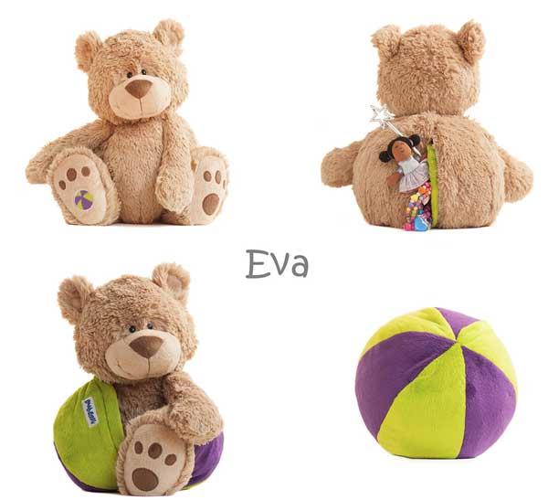 Plišani ljubimac koji se pretvara u loptu Buddy Balls Eva 52074 - detalj