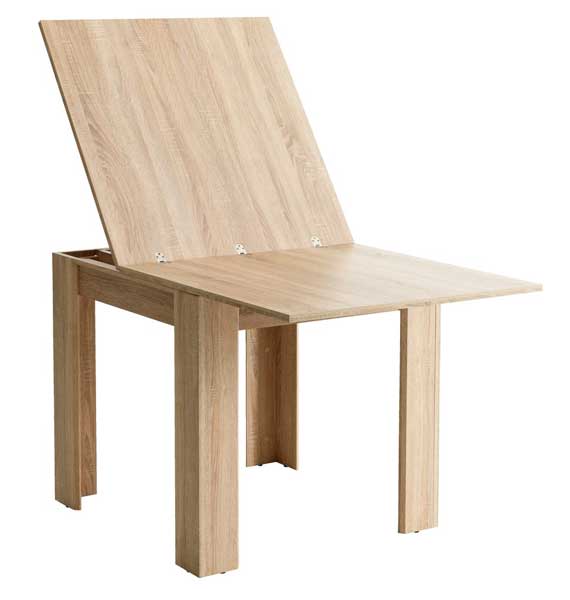 Trpezarijska garnitura Nela Sto i 4 stolice braon - detalj