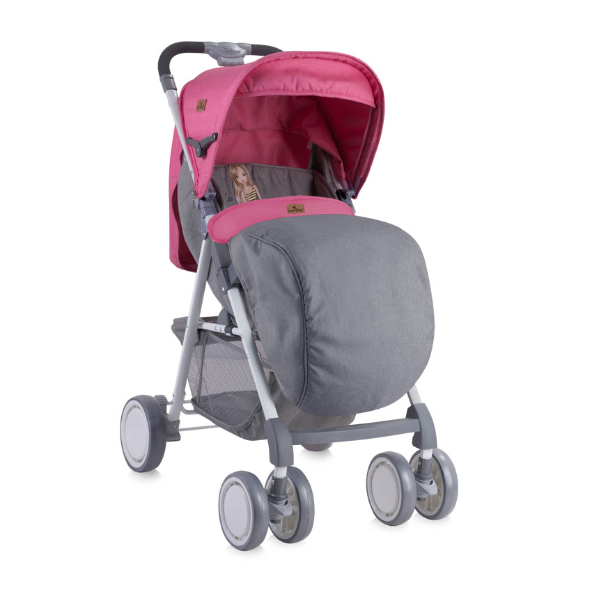 Lorelli Bertoni Kolica AERO sa navlakom za noge Rose and Grey Girl - detalj