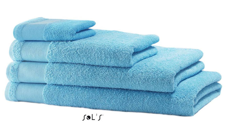 Sols Veliki peškir od pamuka 100x150cm Island Royal Blue 89002 - detalj