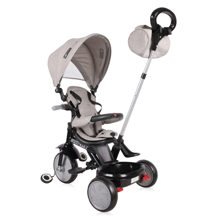 Lorelli Tricikl sa dva smera upravljanja Lucky Crew grey 10050610005 - detalj