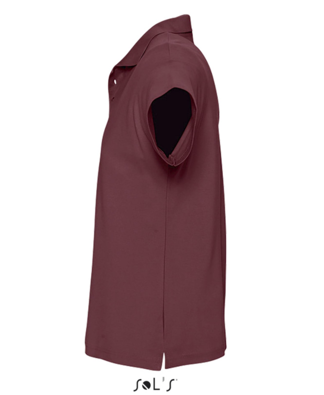 Sols Muška polo majica Summer II Burgundy veličina XXL 11342 - detalj