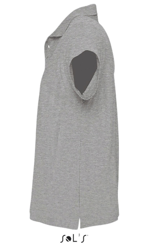 Sols Muška polo majica Summer II Grey Melange veličina XXL 11342 - detalj