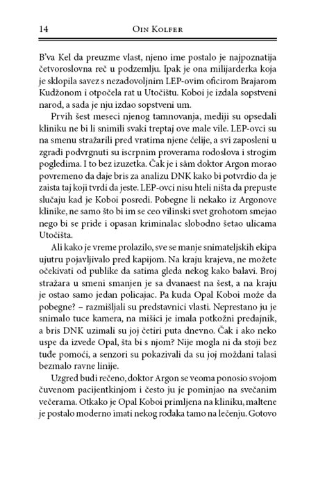 Artemis Faul : Opalna Prevara, Oin Kolfer - detalj