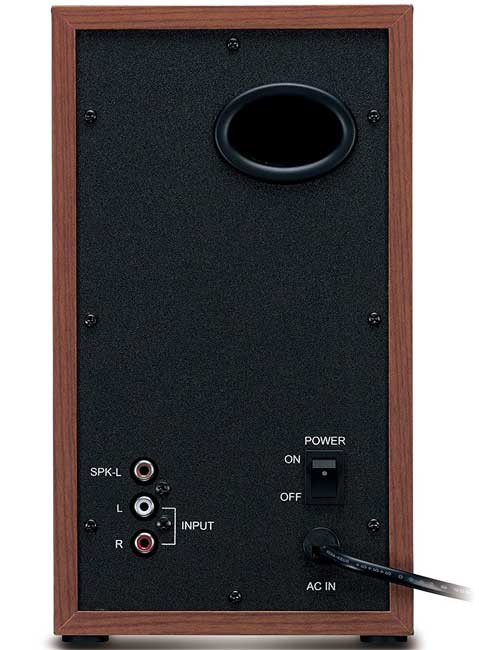 Genius 2.0 zvučnici Bass control SP-HF1250B - detalj