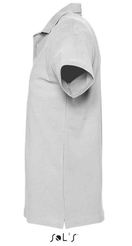 Sols Polo majica za muškarce Spring II Ash veličina XL 11362 - detalj