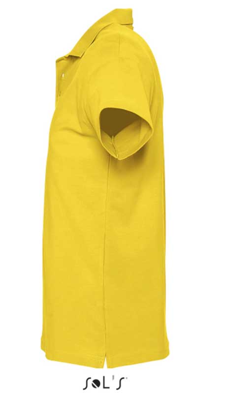 Sols Polo majica za muškarce Spring II Gold veličina S 11362 - detalj