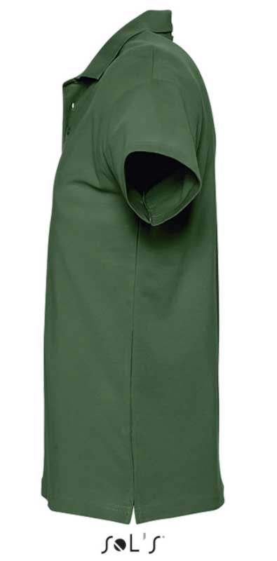 Sols Polo majica za muškarce Spring II Golf Green veličina M 11362 - detalj