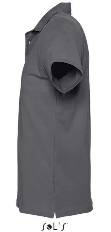 Sols Polo majica za muškarce Spring II Mouse Grey veličina XXL 11362 - detalj